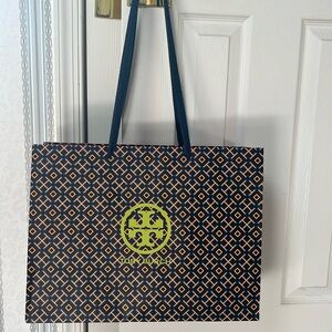 TORY BURCH LARGE SHOPPING BAG 16”x 12” x 6”, Tory Burch Tissue Paper & Sticker